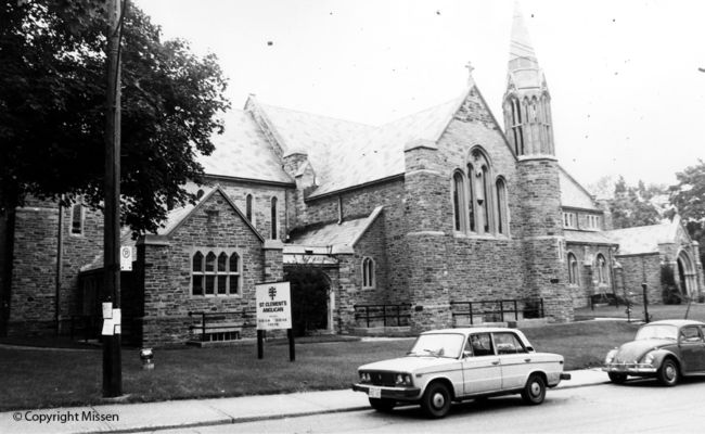 St. Clement’s Anglican Church, North Toronto, where the family attended in the 1950s and early 1960s