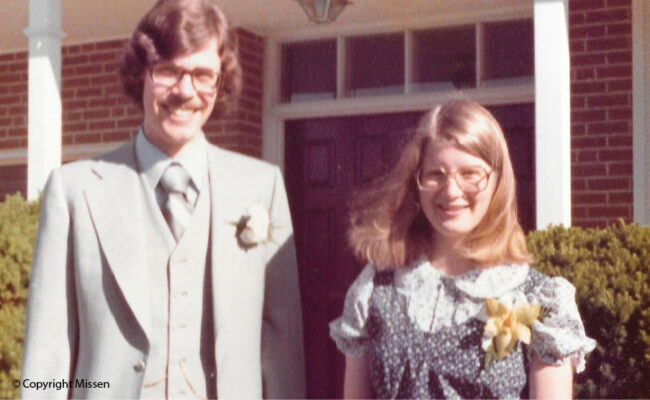 Kathryn and her first (and long-time) boyfriend, Kevin