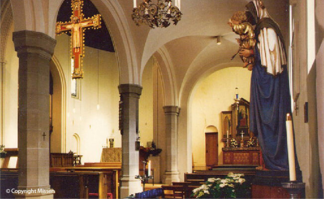 Church of St. Mary Magdalene, downtown Toronto, whose choir Kathryn sang in during her university years, early 1980s