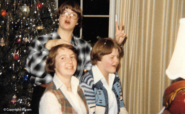 More Christmas carol singing, with Nancy