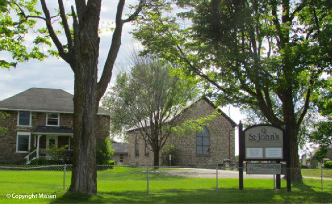 The vicarage at St. John’s Anglican, South March (Kanata), Ottawa, where Kathryn and David lived in the late 1980s and early 1990s