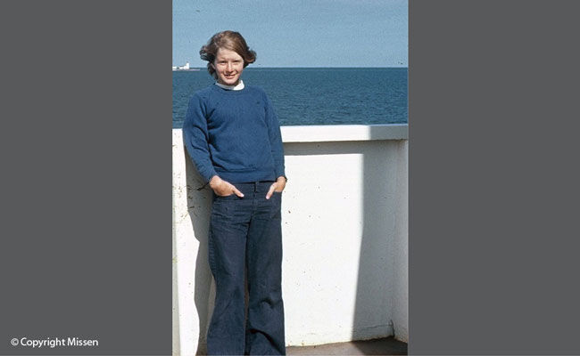 On the ferry to PEI, 1970